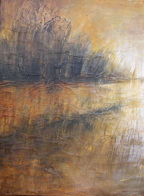 Scia, Olio su carta intelata, 80x60, 2006