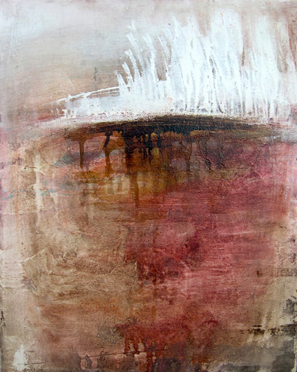 Visus, Olio e tecnica mista su tela, 50x40, 2007