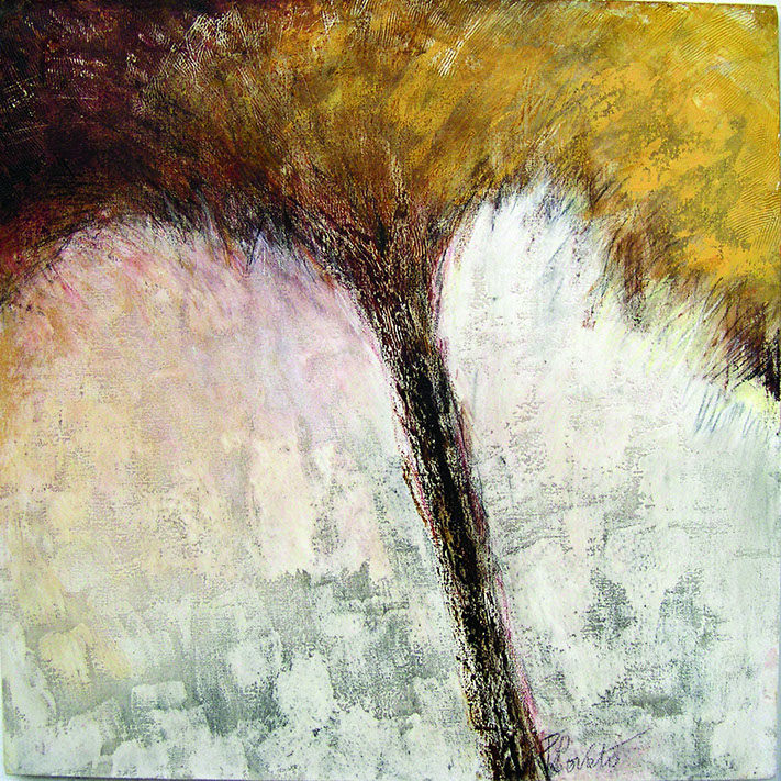 Natura 2, Polittico (particolare), Olio e tecnica mista su tela, cm 60x60, 2005