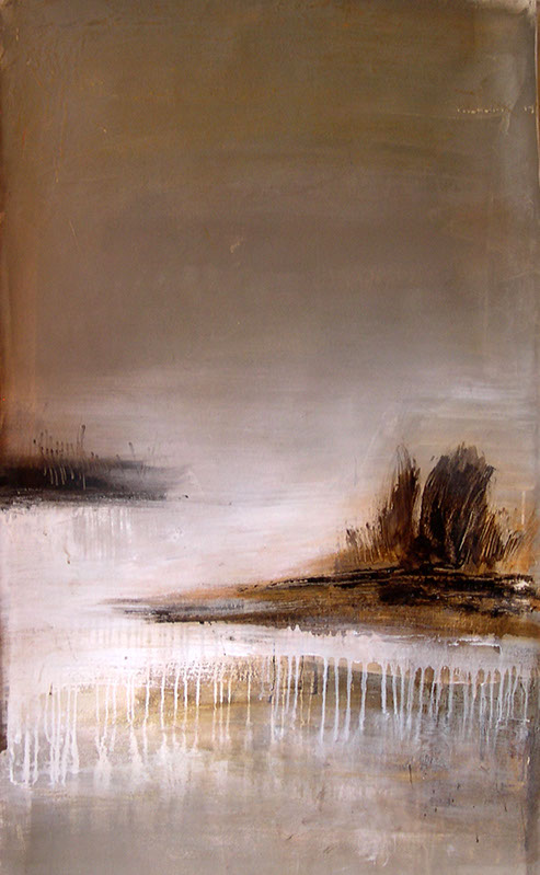 Crepuscolo, Olio su tela, 80x80, 2009